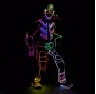 DMX 512 controlled led tron costume with led mask-led shoes cover-led gloves